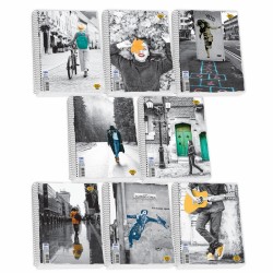 Τετράδιο SKAG Street Icon Σπιράλ A4 2 ΘΕΜΑΤΑ No 7282